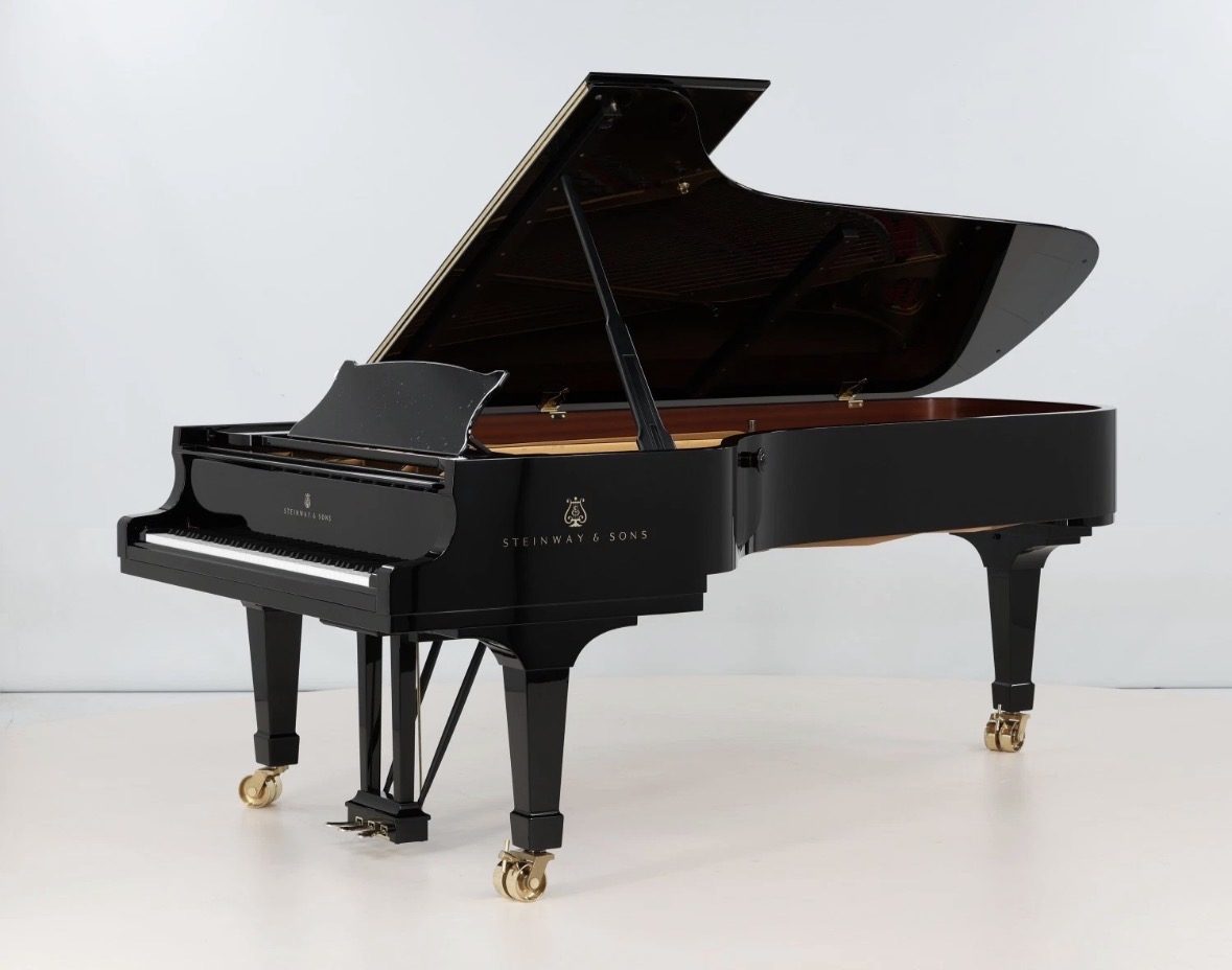 Grand piano used for ABRSM and Trinity piano exam video recording in London